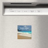 Schöne türkisfarbene tropische Fotografie Magnet (In Situ (Geschirrspüler))