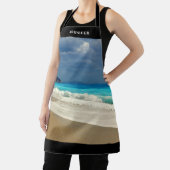 Schöne türkisfarbene tropische Fotografie Schürze (InSitu)