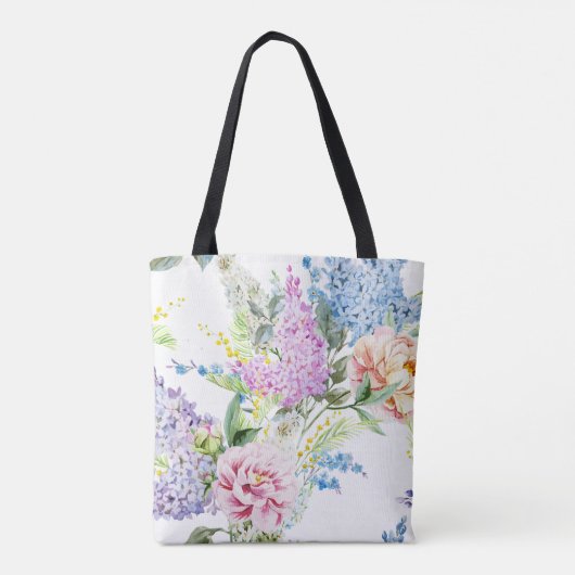 Schöne u. elegante handgemalte | Taschen-Tasche Tasche (Rückseite)