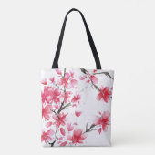 Schöne u. elegante Kirschblüten-Taschen-Tasche Tasche (Rückseite)