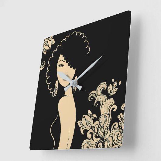 Schöne Uhr an der Wand (Winkel)