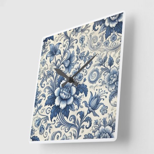 Schöne Uhr der blauen Blume (Winkel)