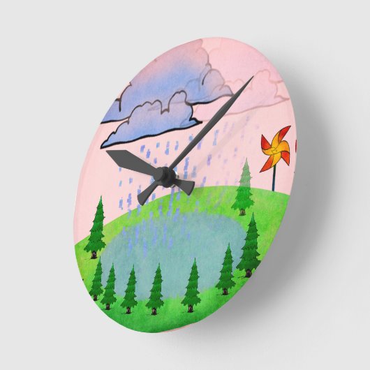 Schöne Uhr der Natur (Winkel)