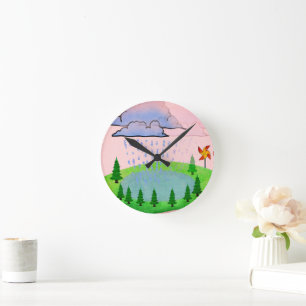Schöne Uhr der Natur