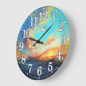 Schöne Uhr der Natur (Winkel)