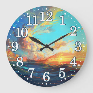 Schöne Uhr der Natur