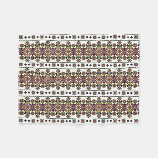 Schöne ukrainische Kunst Fleecedecke (Vorderseite (Horizontal))