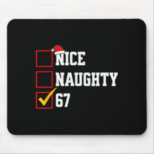 Schöne Unartige 67 Weihnachten Six Seven Xmas Kost Mousepad