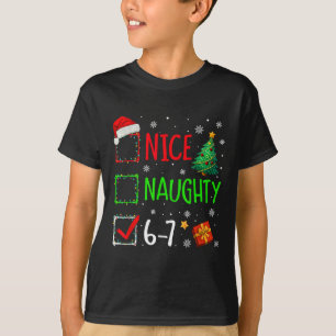 Schöne Unartige 67 Weihnachtskostüm 67 Meme Männer T-Shirt