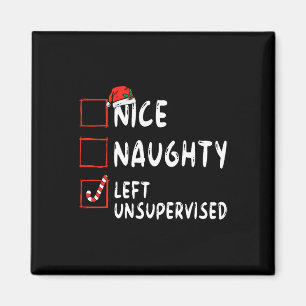 Schöne Unartige Allein Gelassene Weihnachtsliste F Magnet