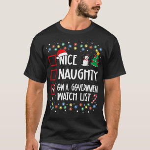 Schöne Unartige Auf Einer Regierungsüberwachungsli T-Shirt