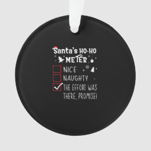 Schöne Unartige Der War Da Versprechen Weihnachten Ornament
