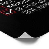 Schöne Unartige Der War Da Versprechen Weihnachten Poster (Ecke)