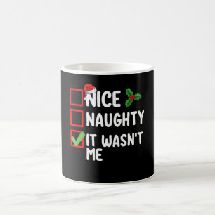 Schöne Unartige Es War Nicht Ich Weihnachtsliste F Kaffeetasse