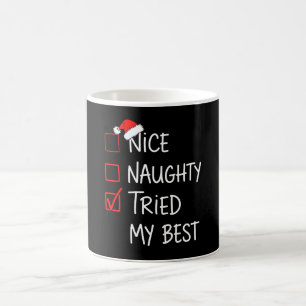 Schöne Unartige Habe meine beste Weihnachtsliste S Kaffeetasse