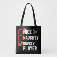 Schöne unartige Hockeyspieler-Weihnachtsliste Sant