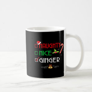 Schöne Unartige Ingwer-Gruppen-Weihnachts-Übereins Kaffeetasse