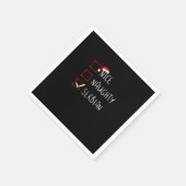 Schöne unartige serbische Weihnachtskultur Serviette (Ecke)
