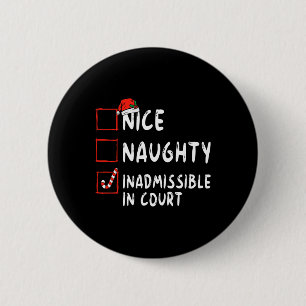 Schöne Unartige Unzulässige Weihnachtsliste Vor Ge Button