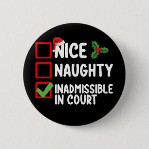 Schöne Unartige Unzulässige Weihnachtsliste Vor Ge Button