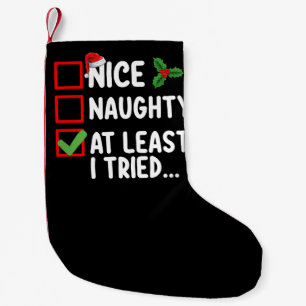 Schöne Unartige Wenigstens Habe Ich Versucht Weihn Kleiner Weihnachtsstrumpf