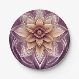 Schöne und Atemberaubende Moderne Fantasy Lotus Bl Pappteller