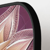 Schöne und Atemberaubende Moderne Fantasy Lotus Bl Pickleball Schläger (Linke Seite)