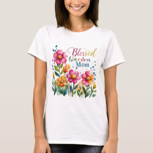 Schöne und bezaubernde Mama des gesegneten Gartens T-Shirt