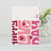 Schöne und bezaubernde Valentinstags karte. Feiertagskarte (Stehend Vorderseite)