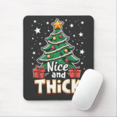 Schöne und dick Funny Weihnachtsbaum Xmas Mousepad (Mit Mouse)