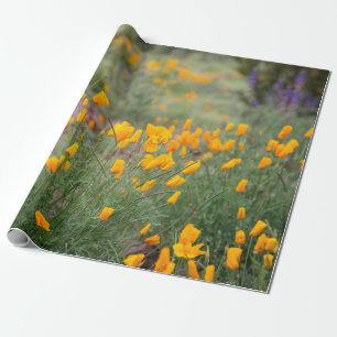 schöne und duftende Wildblumen, die in Tucs wachse Geschenkpapier