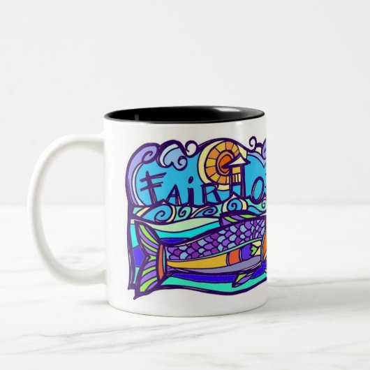Schöne und einzigartige Fairhope Tasse (Links)