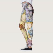 Schöne und einzigartige Pastellmosaik Leggings (Links)