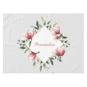 Schöne und elegante Blumenstrasse Personalisiert Tischdecke