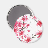 Schöne und elegante Cherry Blossom | Magnet (Vorderseite/Rückseite)