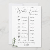 Schöne und elegante Hochzeitszeitschrift Einladung (Vorderseite)