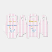 Schöne und elegante Mama Swan mit blauer Schleife Geschenkschachtel (Ungefaltet)