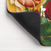 Schöne und elegante Vintage Rose Mousepad (Ecke)