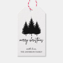 Schöne und elegante Weihnachten Personalisiert Geschenkanhänger