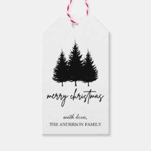 Schöne und elegante Weihnachten Personalisiert Geschenkanhänger
