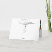 Schöne und farbenfrohe Great Danes Grußkarte Karte (Rückseite)