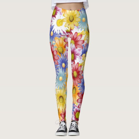 schöne und farbenfrohe Leggings (Vorderseite)