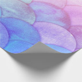 Schöne und farbenfrohe Meerjungenskala Geschenkpapier (Ecke)