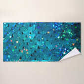 Schöne und farbenfrohe Sequenzen, die unter den Badehandtuch (Badehandtuch)