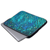 Schöne und farbenfrohe Sequenzen, die unter den Laptopschutzhülle (Vorne Knopf)