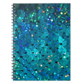 Schöne und farbenfrohe Sequenzen, die unter den Notizblock (Vorderseite)