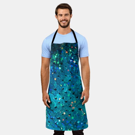 Schöne und farbenfrohe Sequenzen, die unter den Schürze (Getragen)