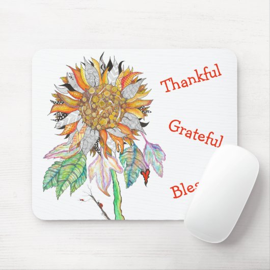 Schöne und farbenfrohe Sonnenblumenmousse Mousepad (Mit Mouse)