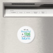 Schöne und junge Mama Magnet (In Situ (Geschirrspüler))