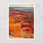 Schöne und landschaftliche Sicht auf Bryce Canyon  Postkarte (Vorderseite)